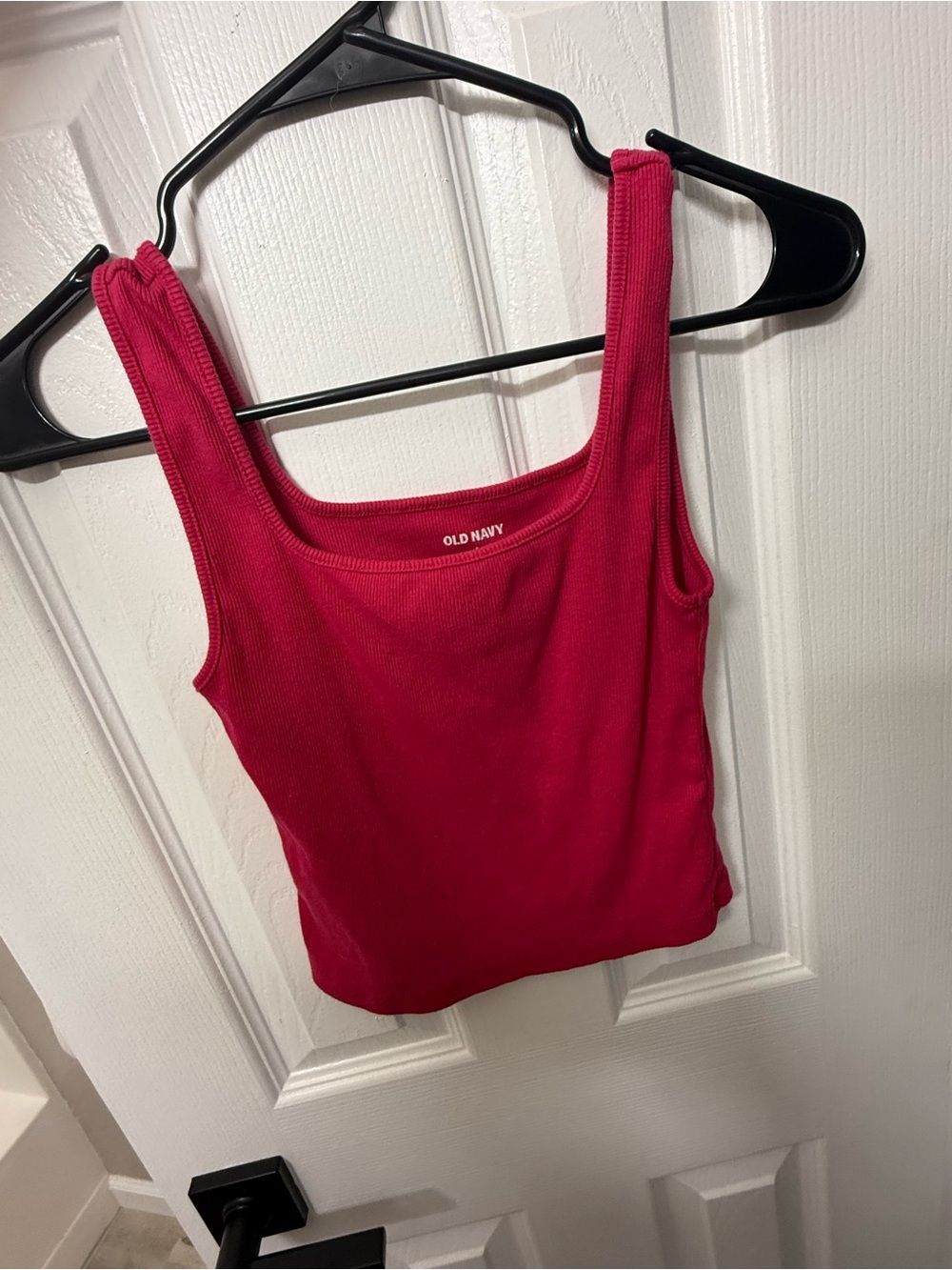 Old Navy Hot Pink Ribbed Tank Top